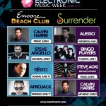 Encore Beach Club & Surrender Night Club During EDC Las Vegas / Electronic Music Week